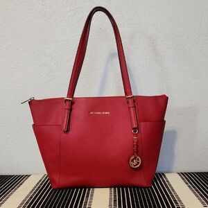 Michael Kors Cherry Red Tote